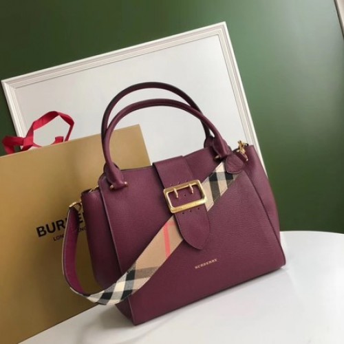 BURBERRY Medium Banner draagtas 0221 Burgendy