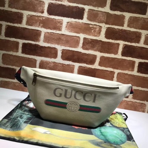 Gucci kalfsleren zak 493869 creme