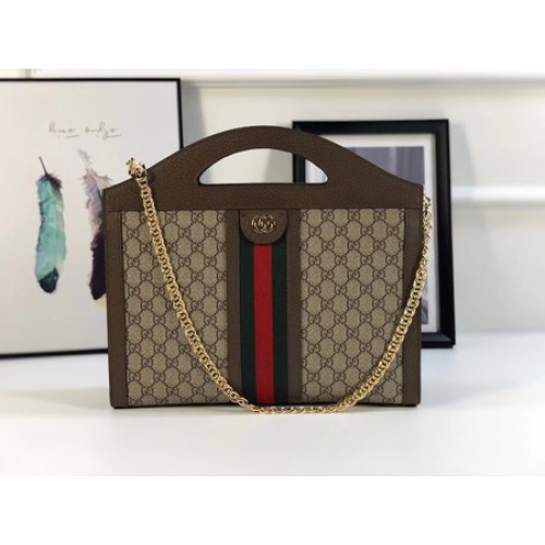 Gucci GG originele canvas ophidia draagtas 512957 koffie