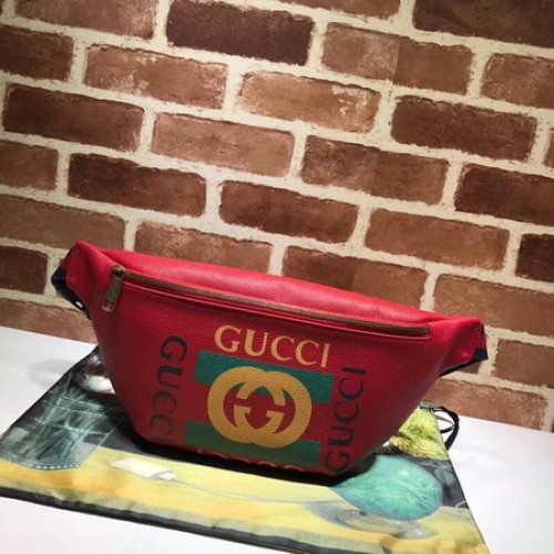 Gucci kalfsleren zak A493869 rood