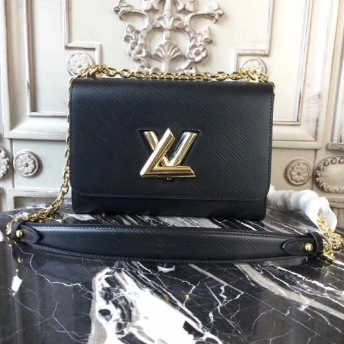 Louis vuitton origineel epi leer TWIST MM M50332 zwart