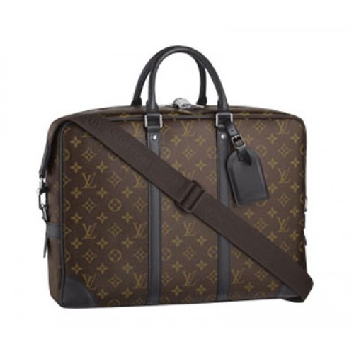 Louis Vuitton Monogram Macassar Canvas Porte Documenten Voyage GM M40224