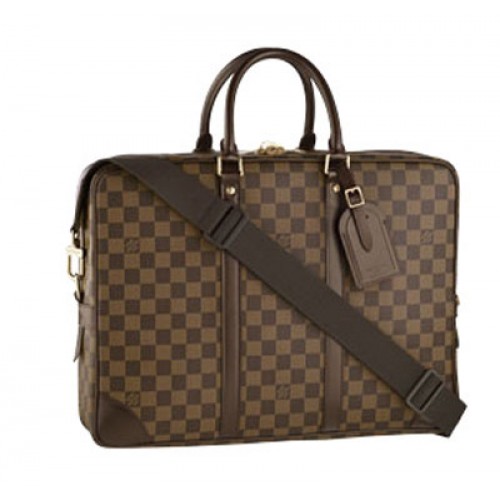 Louis Vuitton Damier Ebene Canvas Porte Documenten Voyage GM N41122