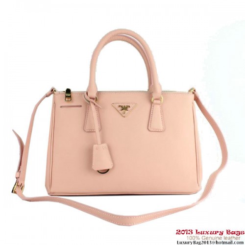2013 Prada Saffiano Tote Bag 1801 Roze