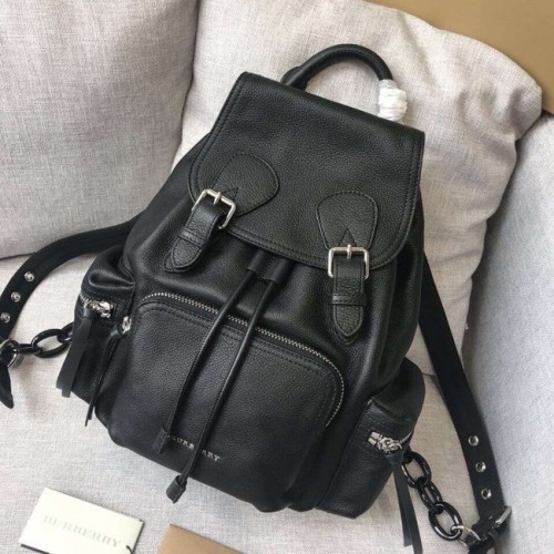 BURBERRY Leren rugzak 48791 zwart