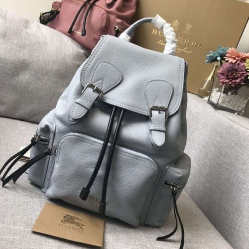 BURBERRY Leren rugzak 48791 grijs