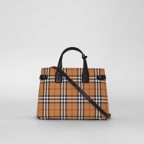 BURBERRY Medium Banner draagtas 3835 zwart
