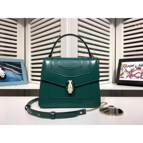 BVLGARI Serpenti Forever Tas Lakleer BG2280 Groen