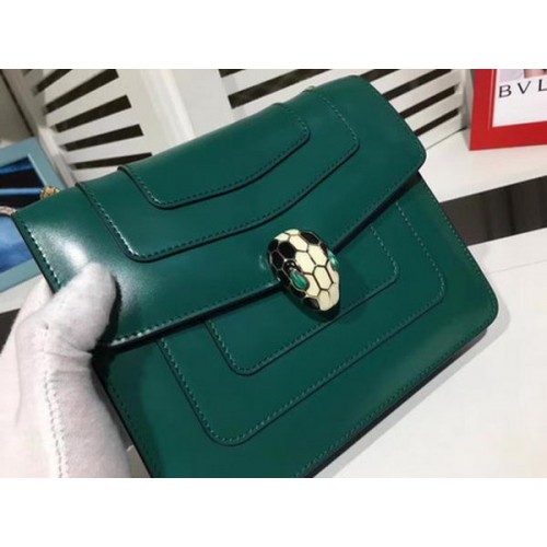 BVLGARI mini Schoudertas Kalfsleer BG2283 Groen