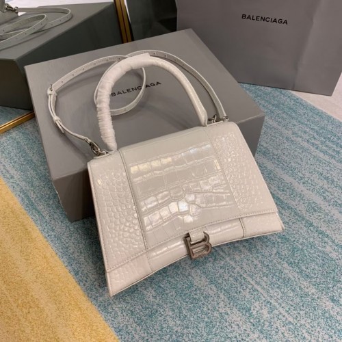 Balenciaga ZANDLOPER MEDIUM BOVENSTUKS BAG B108892E wit