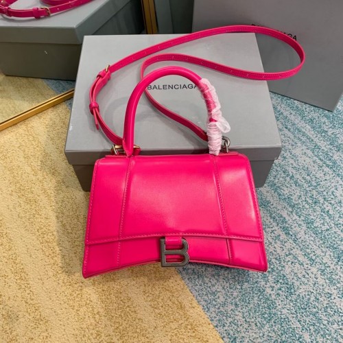 Balenciaga ZANDLOPER KLEINE HANDVATTAS B108895-1 neonroze