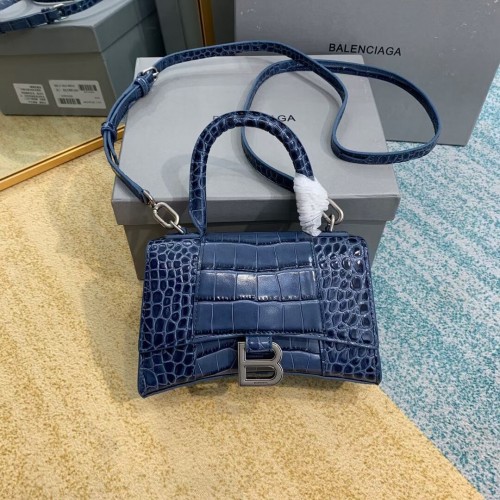 Balenciaga Hourglass XS Top Handle Bag 28331S blauw