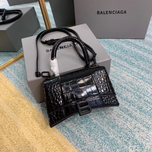 Balenciaga Hourglass XS Top Handle Bag 28331SF zwart