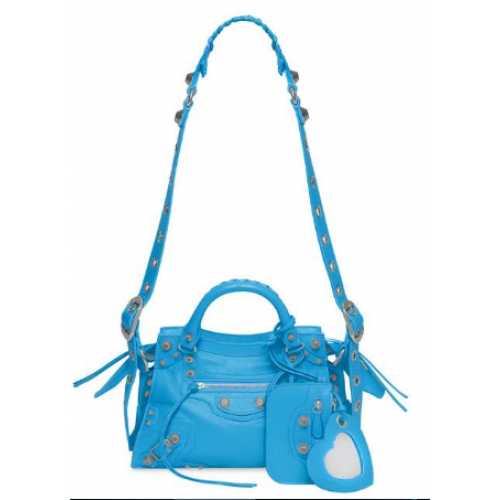 Balenciaga NEO CAGOLE XS HANDTAS 05812 blauw