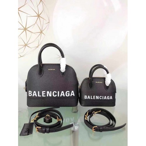 Balenciaga Shell Tas Origineel Leer B8924 Zwart
