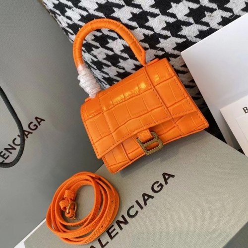 Balenciaga DAMES ZANDLOPER MINI TOP HANDLE TAS M8000 ORANJE