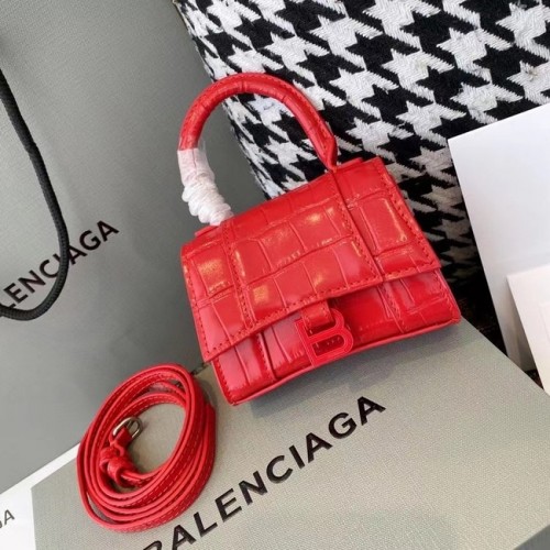 Balenciaga DAMES ZANDLOPER MINI TOP HANDVAT TAS M8000 ROOD