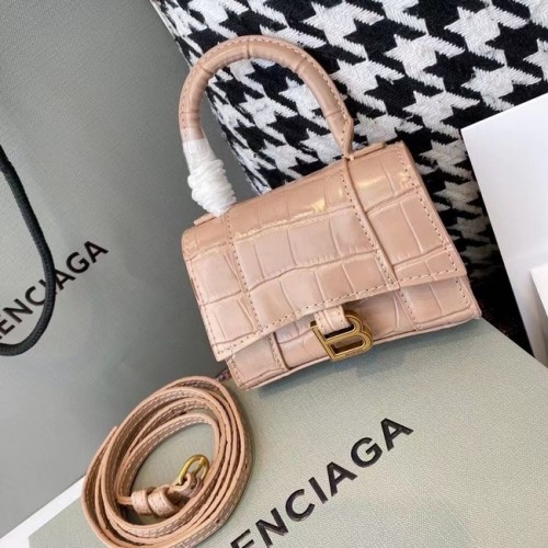Balenciaga DAMES ZANDLOPER MINI TOP HANDVAT TAS M8000 abrikoos