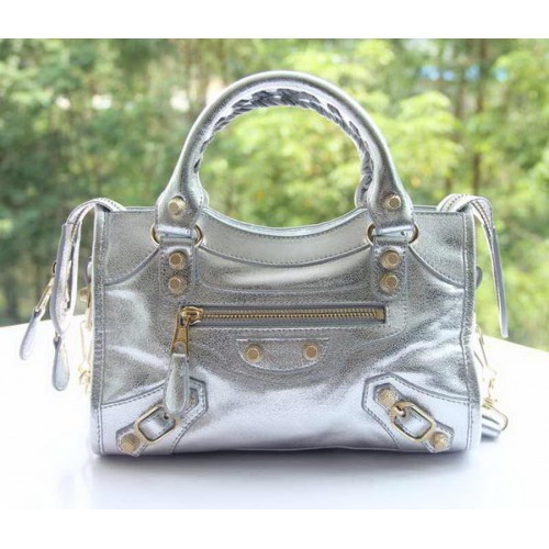 Balenciaga mini Classic Eerste Tas B300295 Zilver