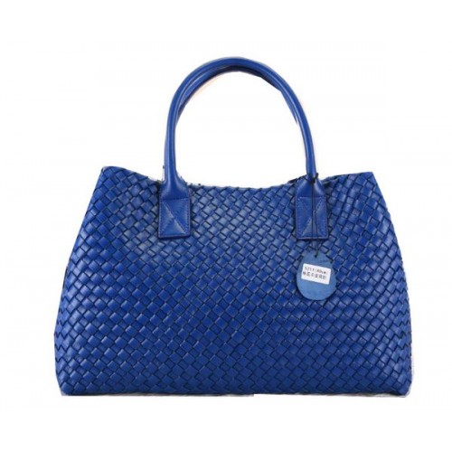Bottega Veneta Cabat medium draagtassen BV5211 blauw