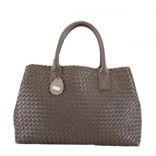 Bottega Veneta Cabat medium draagtassen BV5211 Kaki