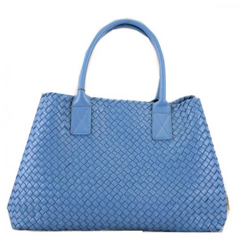 Bottega Veneta Cabat medium draagtassen BV5211 lichtblauw