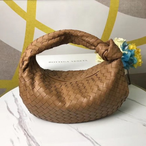 Bottega Veneta JODIE hobo tas 600261 Sandelhout