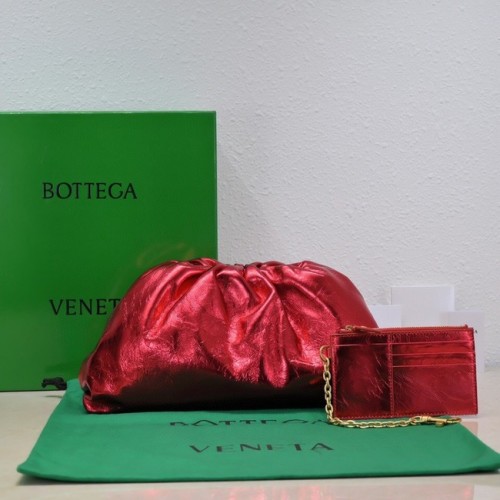 Bottega Veneta Leren clutch 576227 rood