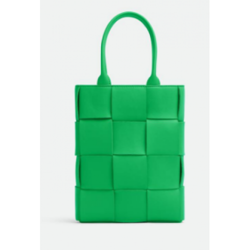 Bottega Veneta minicassette draagtas 709341 groen