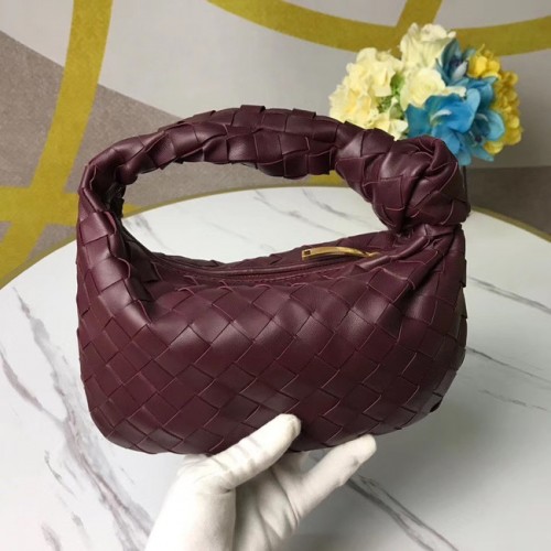 Bottega Veneta Original Weave Leren Tas BV4588 Bourgondië