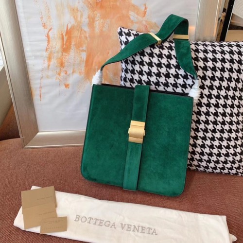 Bottega Veneta Original fluweel leer 578344 groen