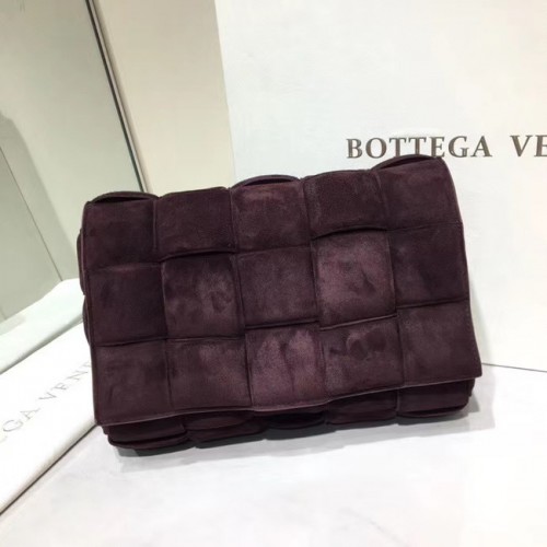 Bottega Veneta GEVOERDE CASSETTETAS suède 591970 Fondant