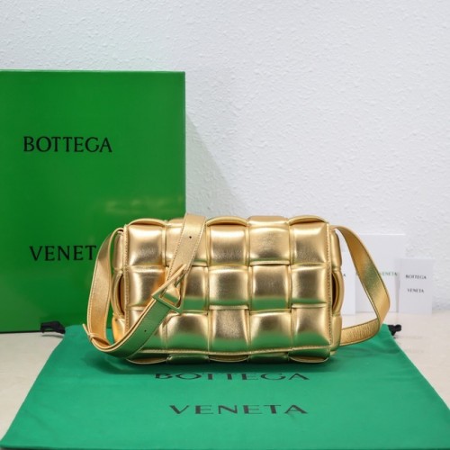 Bottega Veneta gevoerde cassette 591970 goud