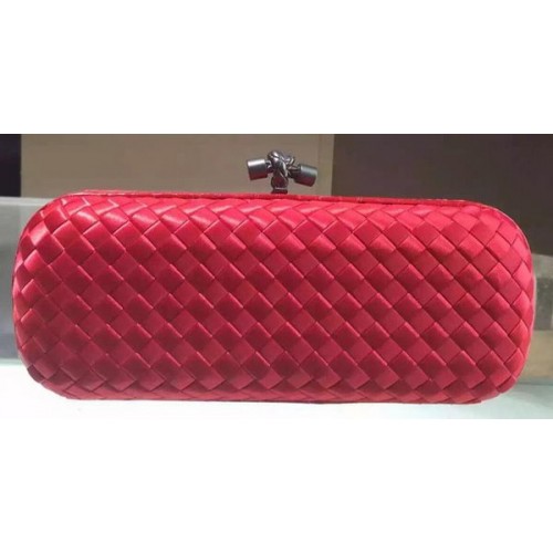 Bottega Veneta STRETCH knoop schapenvacht lederen clutch BV8651 rood
