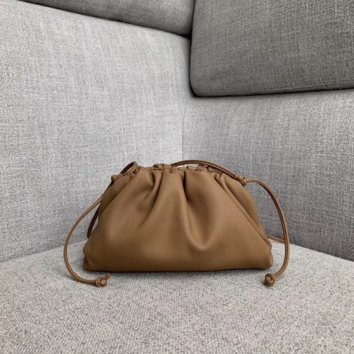 Bottega Veneta Schapenvacht Handtas Schoudertas 1189 Camel