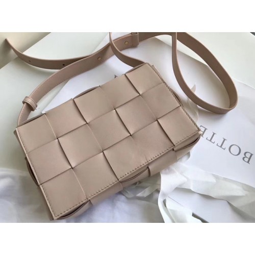 Bottega Veneta Schapenvacht Weven Origineel Leer 578004 Nude