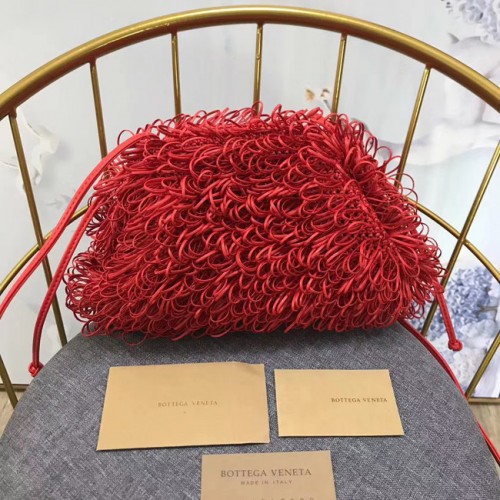 Bottega Veneta Schoudertas 576227 rood