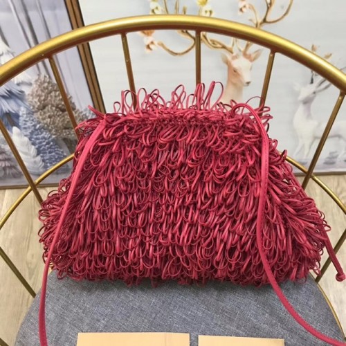 Bottega Veneta schoudertas 576227 roze