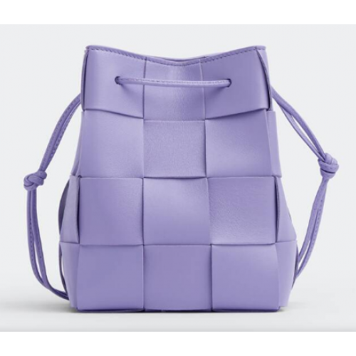 Bottega Veneta kleine cassette-emmertas 680218 Wisteria