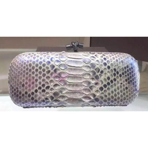Bottega Veneta Snake lederen knoop clutch 8651B