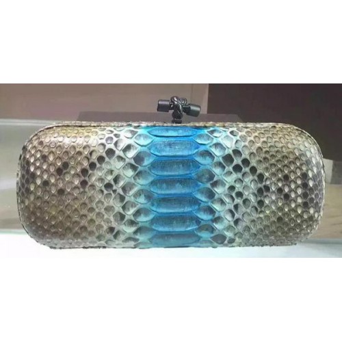 Bottega Veneta slangenleren clutch 8651I