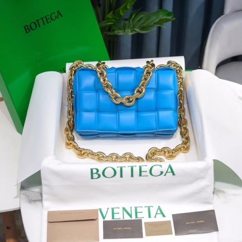 Bottega Veneta DE KETTING CASSETTE Versnelde levering 631421 blauw