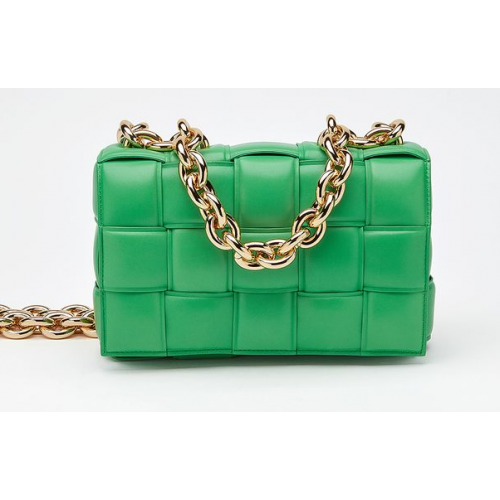 Bottega Veneta DE KETTING CASSETTE Versnelde levering 631421 groen