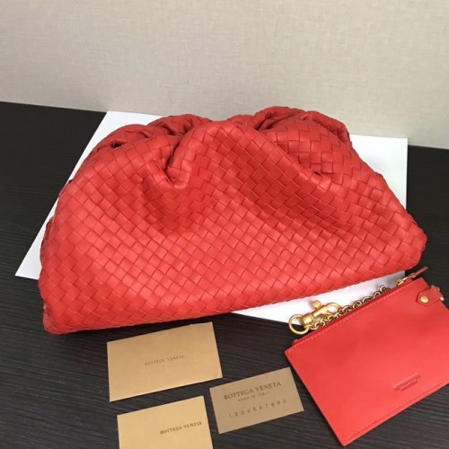 Bottega Veneta Weave Clutch tas 585853 rood