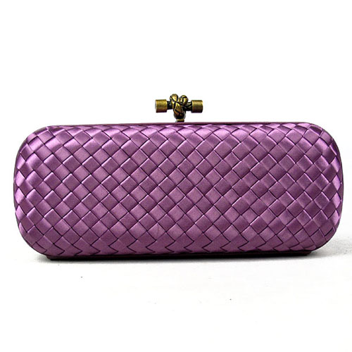 Heet verkoop Bottega Veneta clutch portemonnee 8651 Paars