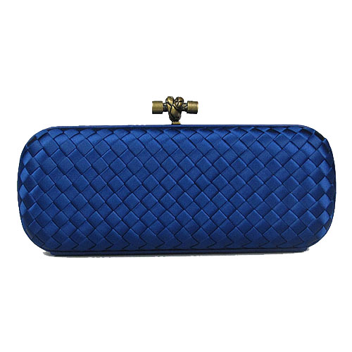 Heet verkoop Bottega Veneta clutch portemonnee 8651 blauw