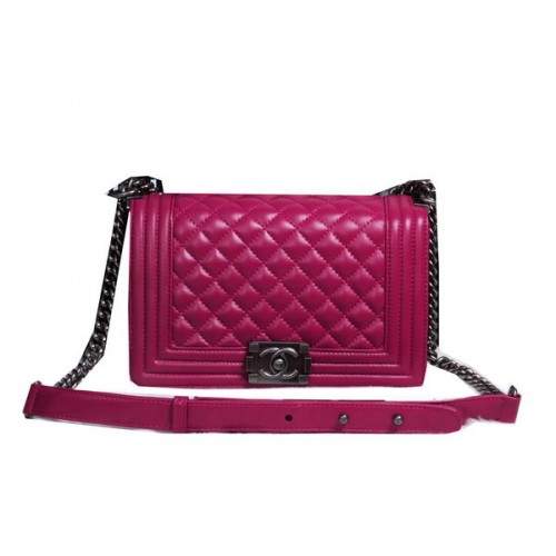 Boy Chanel Flap Schoudertas Schapenleer Leer CHA2068 Rosy