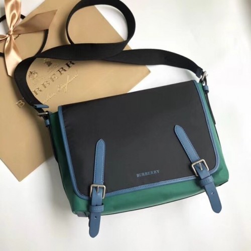 BurBerry House Check Messenger Bag B9263 zwart&groen