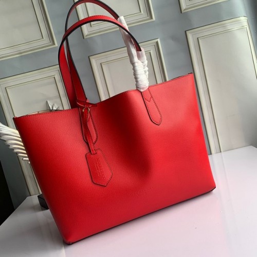 BurBerry Leren Schoudertas 6351 rood