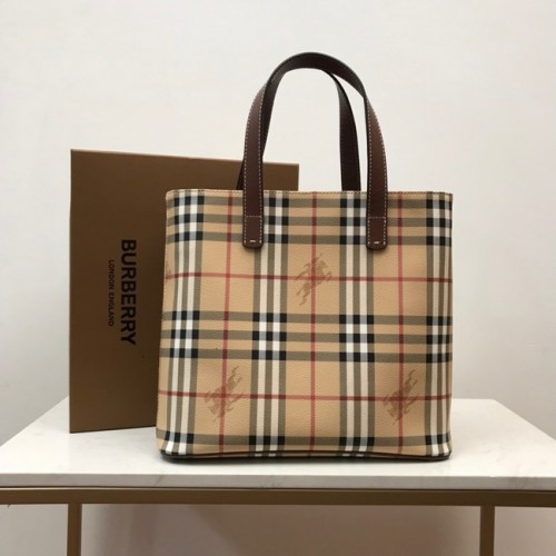 BurBerry Leren Schoudertas 80117 Tarwe